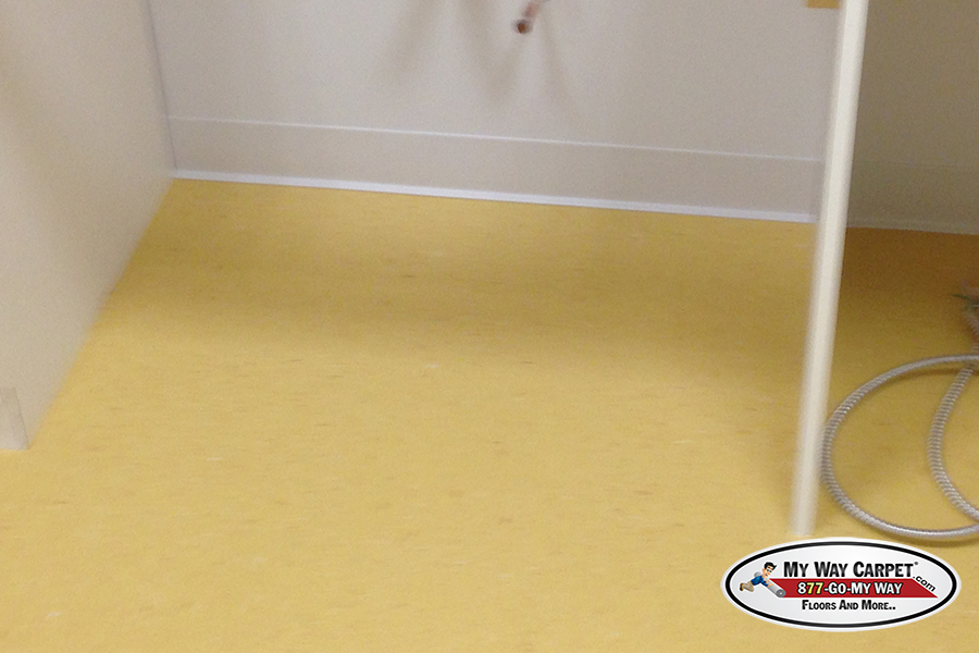 VCT installation &mdash; same job, wider angle