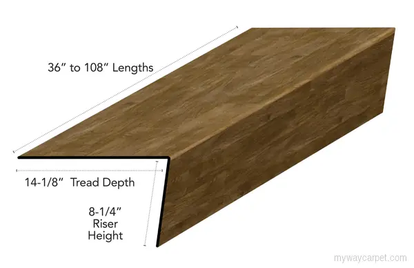 Roppe Impression Luxury Vinyl Stair Treads impression luxury vinyl (lvt) stair treads profile