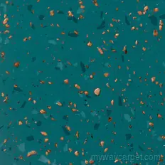 Roppe ReNew palette Peacock (118) stair tread color swatch