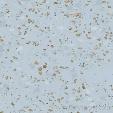 Roppe ReNew palette Peaceful Blue (655) stair tread color swatch