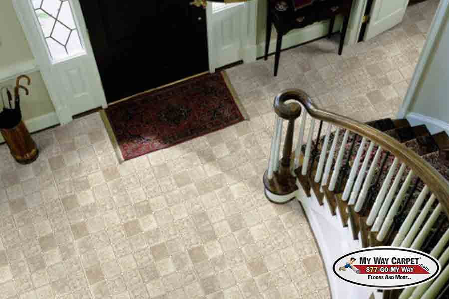 Congoleum Ultima Hampton Crossing &mdash; Premium sheet vinyl.