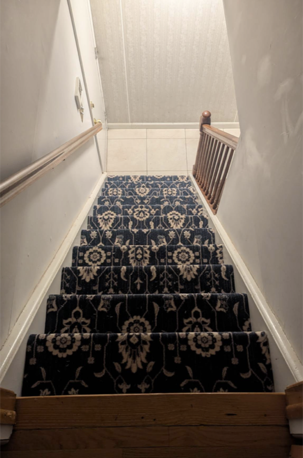 Dave Wilbur stair install &mdash; Fabrica Wool of New Zealand