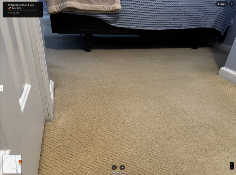 David Carta carpet after repair #2