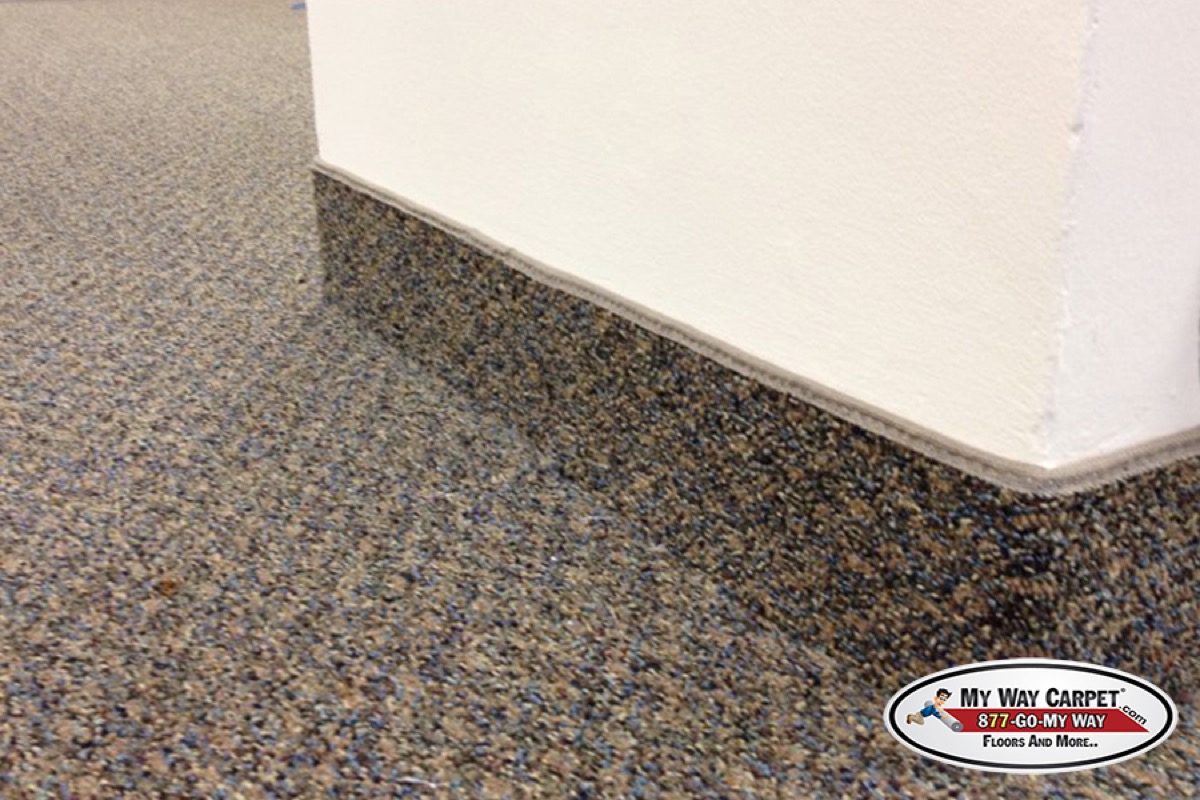 Shaw commercial broadloom &mdash; office install