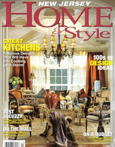 New Jersey Home and Style magazine cover — My Way Carpet featured installation
